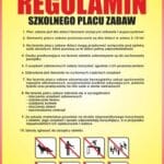 Regulamin placu zabaw