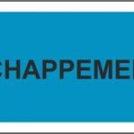 ECHAPPEMENT - naklejka kierunkowa,