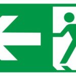 WYJŚCIE EWAKUACYJNE - lewo - znaki ewakuacyjne