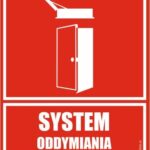 SYSTEM ODDYMIANIA GRAWITACYJNEGO - znak przeciwpożarowy BHP,