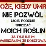 MODLITWA OGRODNIKA wz2 - tabliczka BHP humor,