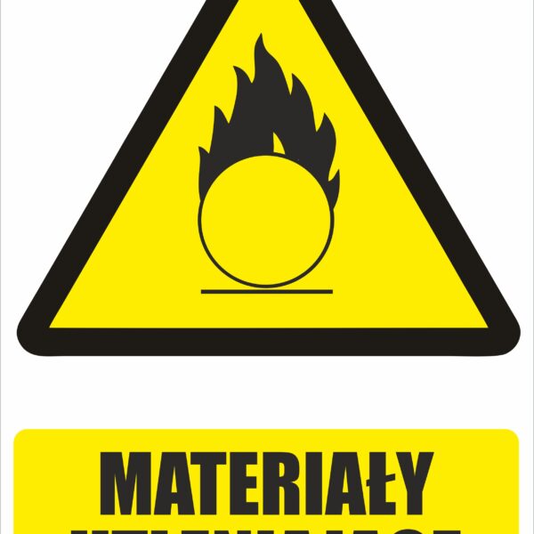 MATERIAŁY UTLENIAJĄCE - Tablica BHP,