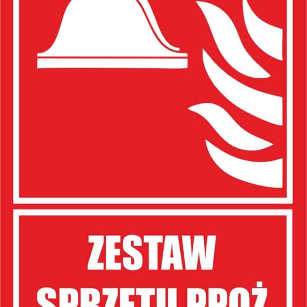 ZESTAW SPRZĘTU PPOŻ - Tablica BHP,