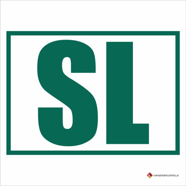 SZAFKA BEZPIECZEŃSTWA (SL) - Znak BHP,