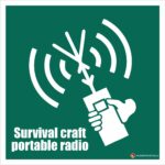 DWUKIERUNKOWY APARAT RADIOTELEFONICZNY (SURVIVAL CRAFT PORTABLE RADIO) - Znak BHP,