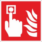 ALARM POŻAROWY (FOTOLUMINESCENCYJNE) - znaki ewakuacyjne,