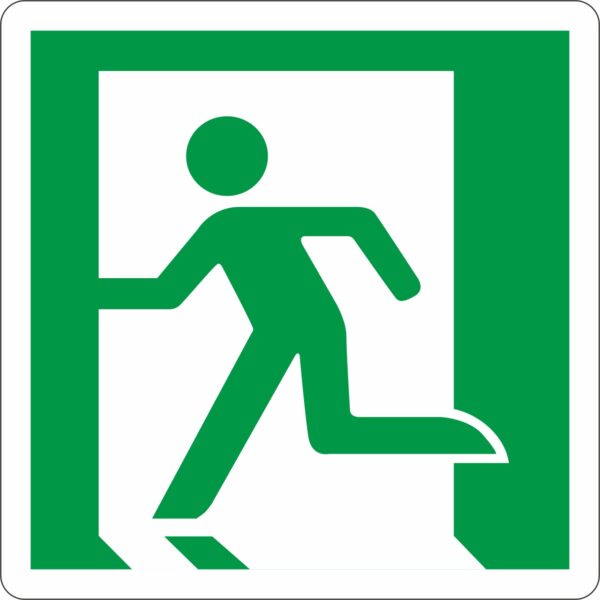 WYŚCIE EWAKUACYJNE (FOTOLUMINESCENCYJNE) - znaki ewakuacyjne,