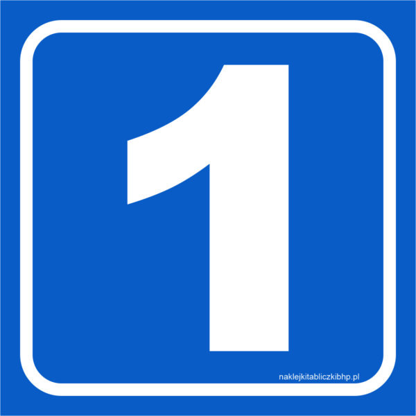 NUMERY 1-40 - Znaki BHP,