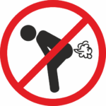 ZAKAZ PIERDZENIA - naklejka BHP humor,