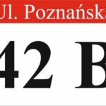 Numer na dom Wz3 – tabliczka,