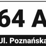 Numer na dom Wz4 – tabliczka,