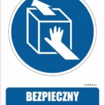 BEZPIECZNY ZAŁADUNEK RĘCZNY - znaki ostrzegawcze BHP,