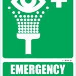 EMERGENCY EYE WASH - znaki BHP,